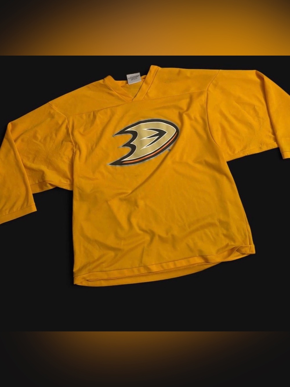 K1 Vintage Anaheim Ducks Practice Hockey Jersey Size L